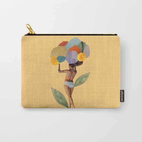 i walk out in the flowers and feel better Carry-All Pouch