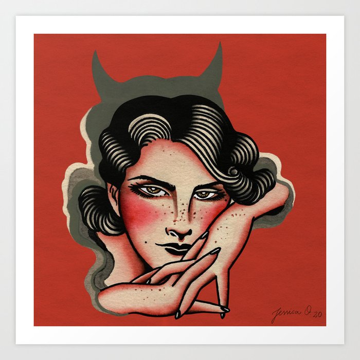 Evil Woman (Don't you play your games on me) Art Print