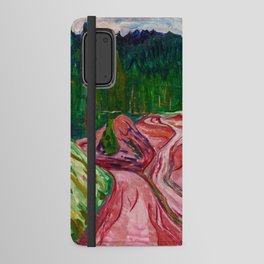 Thuringian Forest, 1904 by Edvard Munch Android Wallet Case