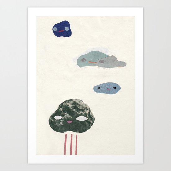 cloudies Art Print