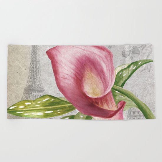 Macro Flower #4 Beach Towel
