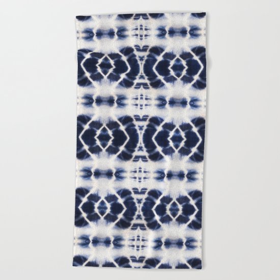 BOHOCHIC INDIGO DYE Beach Towel