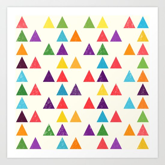 Lovely geometric Pattern XII Art Print