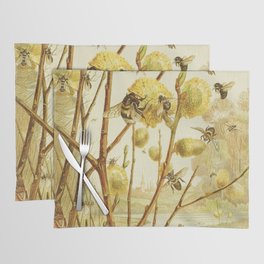 Bees, Vintage Style Placemat