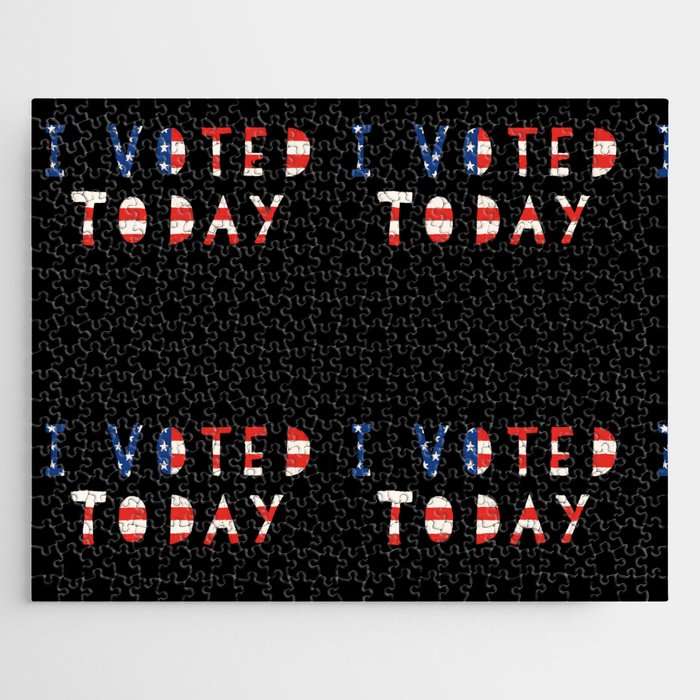 I Voted Today Small Jigsaw Puzzle
