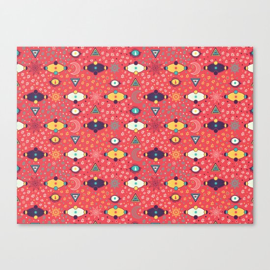 Cosmos Pattern Canvas Print