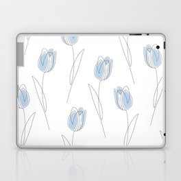 Blue Tulip Laptop Skin