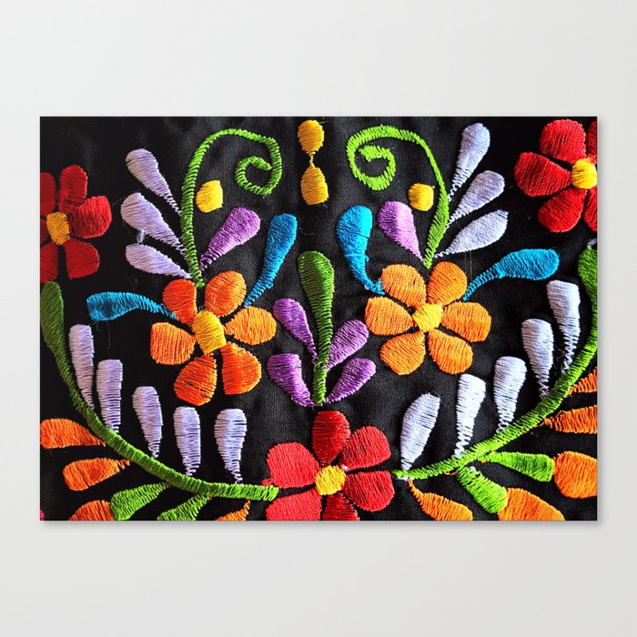 Mexican Flowers Canvas Print