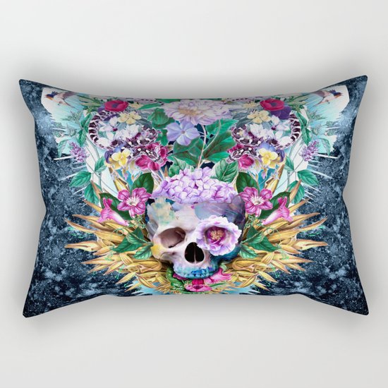 Skull Vivid VI Rectangular Pillow