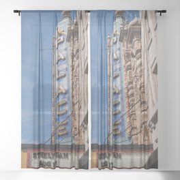 Palace Theater Sheer Curtain