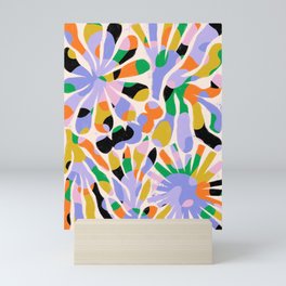 flowery pattern Mini Art Print