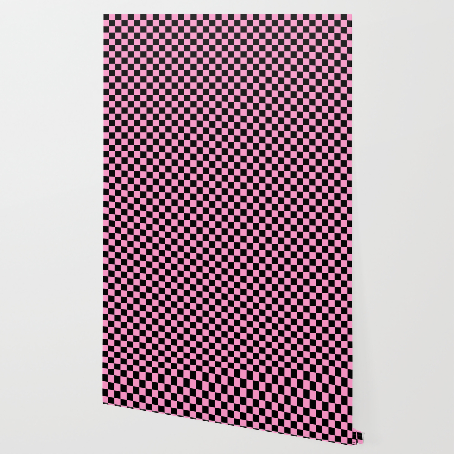 Rose Quartz Checkerboard Wallpaper By Thepastelwitch Society6
