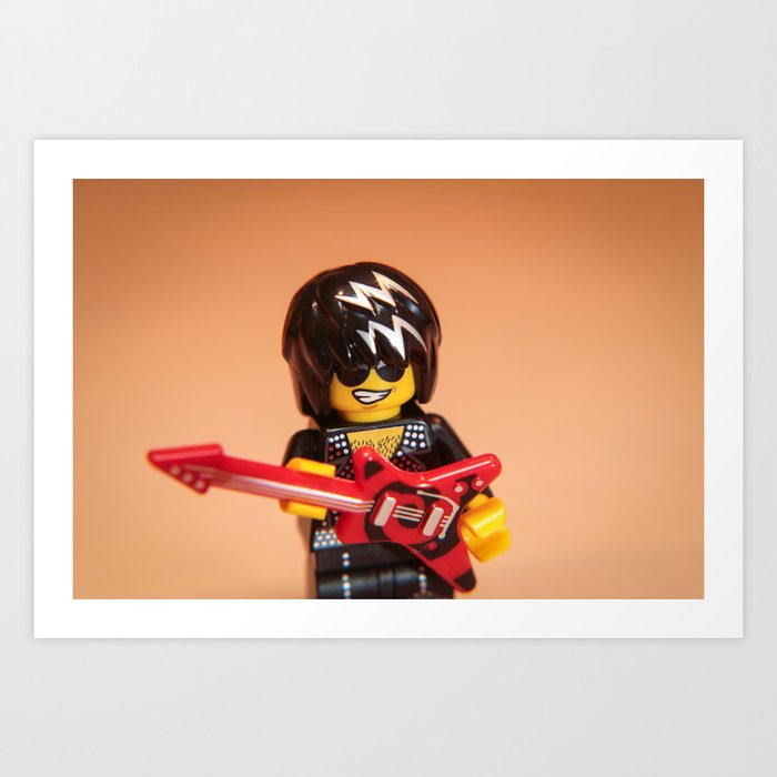 Rock And Roll Rocker Art Print