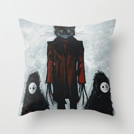 the cat in the hat Throw Pillow
