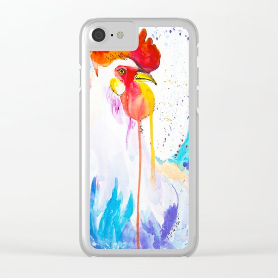 rooster Clear iPhone Case