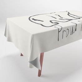 Proud polar bear Tablecloth
