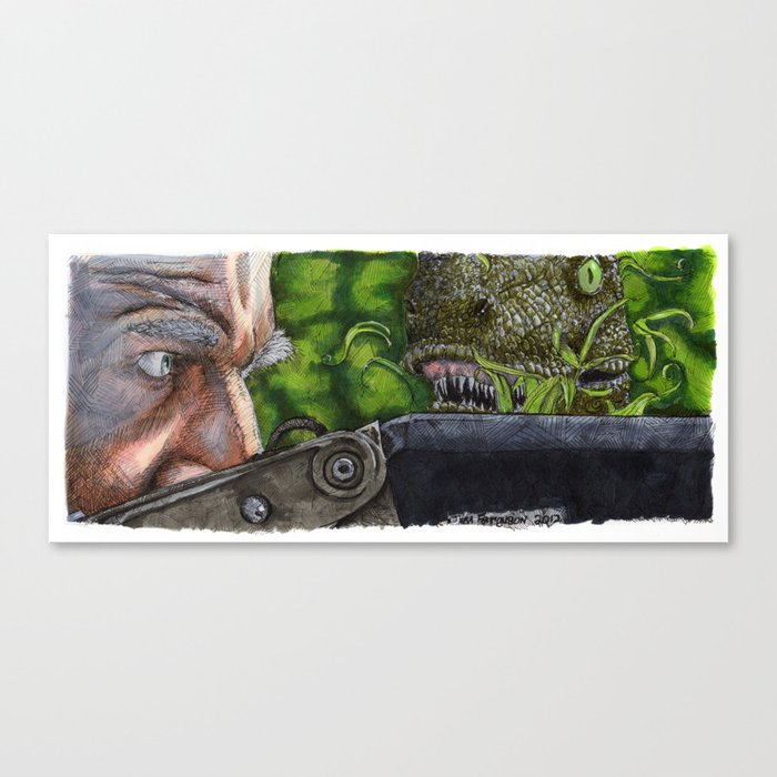 Jurassic Park - Clever Girl Canvas Print