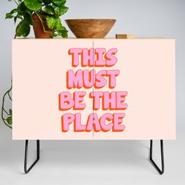 This Must Be The Place: The Peach Edition Credenza