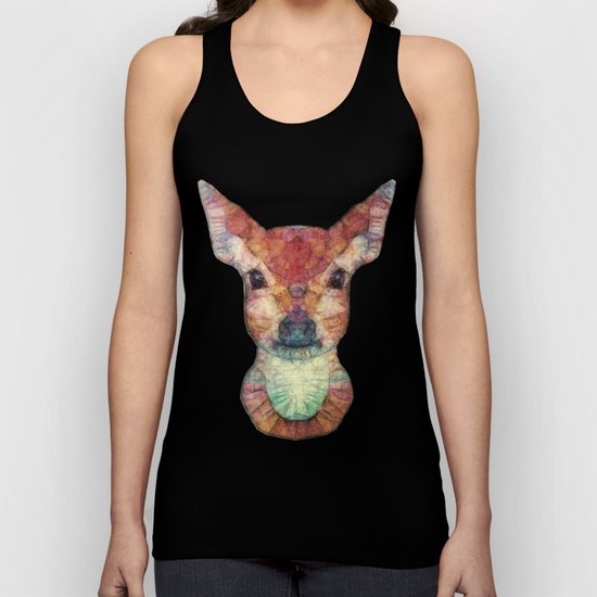 Abstract Fawn Unisex Tank Top