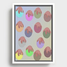 Christmas Special - Candy decoration pattern design Framed Canvas