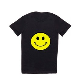 smiley face rave music logo T Shirt