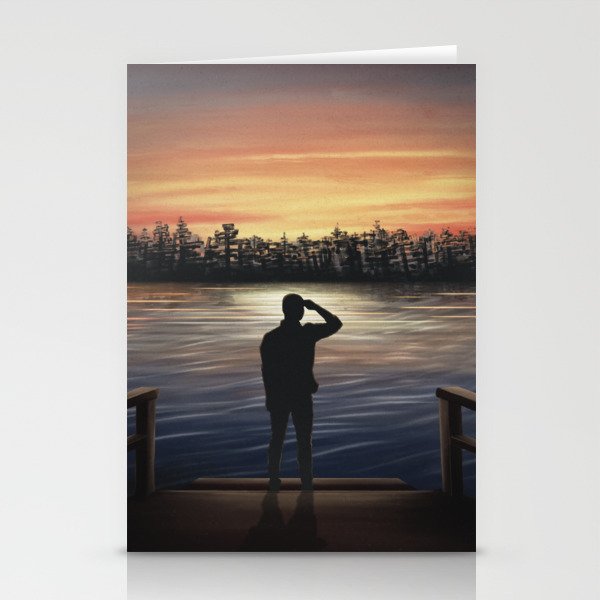 Sunset Serenity Stationery Cards