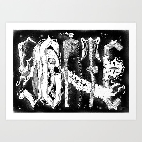 Sorte Santeria Art Print