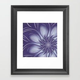 Purple Anyway Framed Art Print