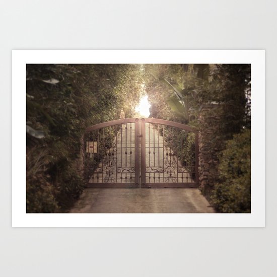 do not proceed while light is on Art Print