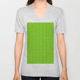 children's pattern-pantone color-solid color-green V Neck T Shirt