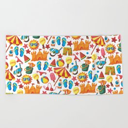 Summer Pattern Beach Towel