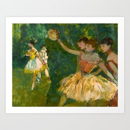 Edgar Degas "Danseuse au tambour (Dancer with a tambourine)" Art Print