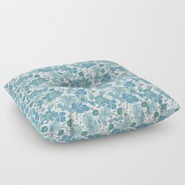 Blue floral  Floor Pillow