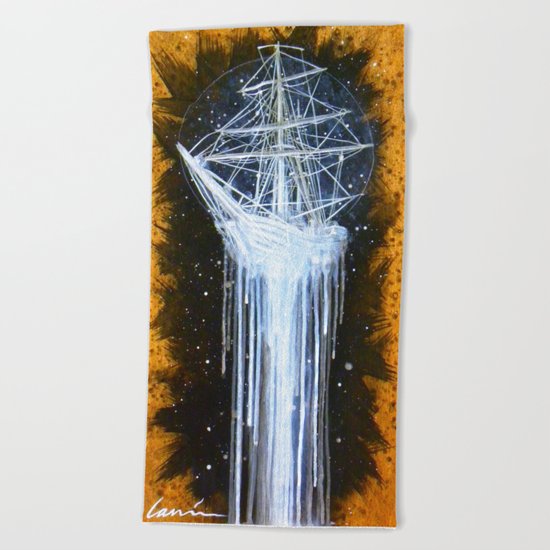 "Man-O-War II" Beach Towel