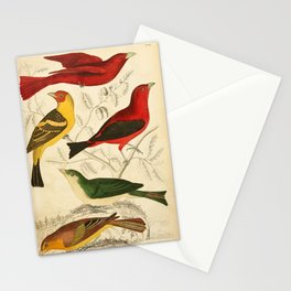 Tanagers from The Edinburgh Journal, 1835 (benefitting The Nature Conservancy) Stationery Card