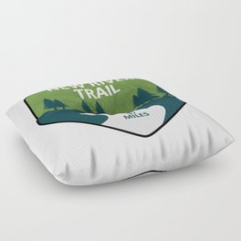 New River Trail Floor Pillow