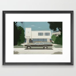 Santa Monica Framed Art Print