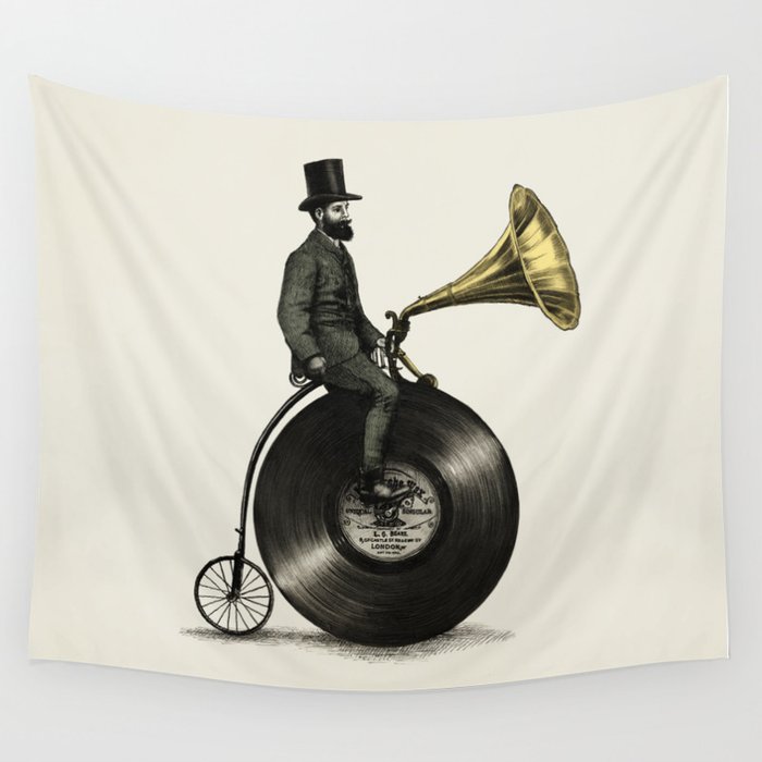 Music Man Wall Tapestry