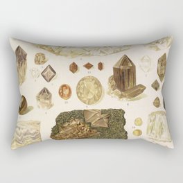 Quartz and Amethyst Rectangular Pillow