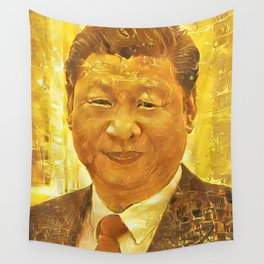 President Xi Jinping N. 0008 Wall Tapestry