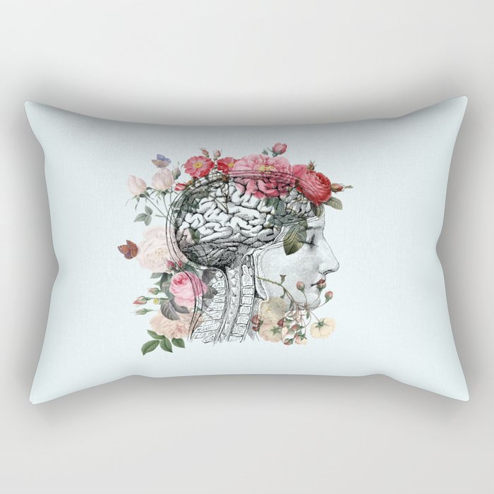 Beautiful Brain Rectangular Pillow