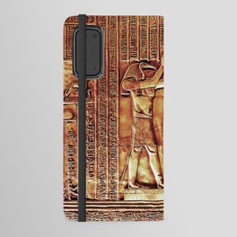 Egyptian Thoth Horus Hieroglyph Pyramid Android Wallet Case
