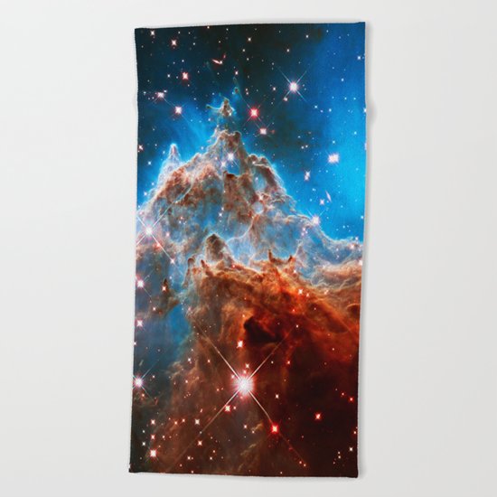 Monkey Head Nebula Beach Towel