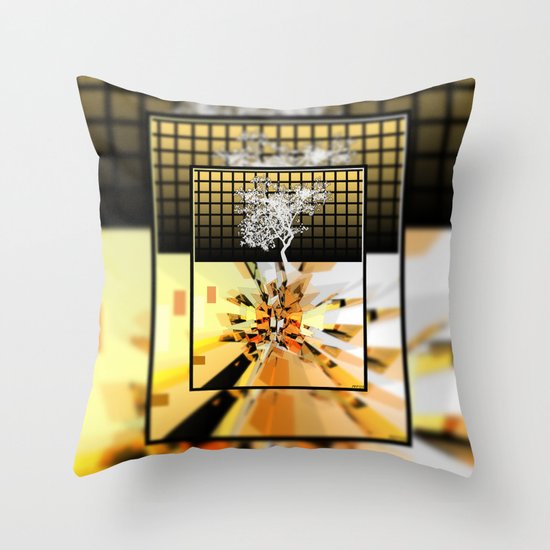 Tree of Gold Throw Pillow