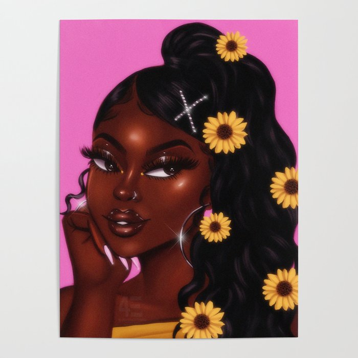 chocolate x sunflower Poster