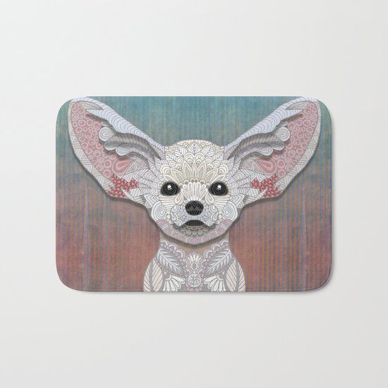 Fennec Fox Bath Mat