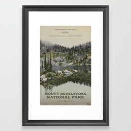 Mount Revelstoke National Park Framed Art Print