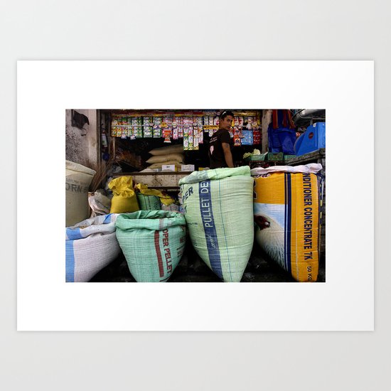 Color Market Art Print