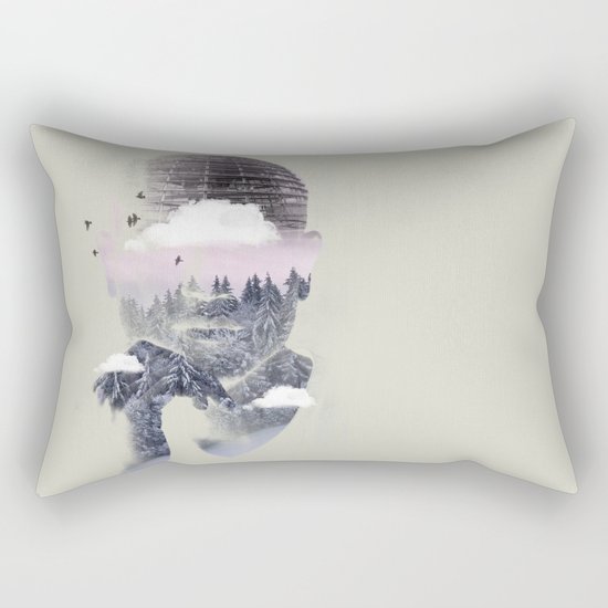 Contemplating Dome Rectangular Pillow