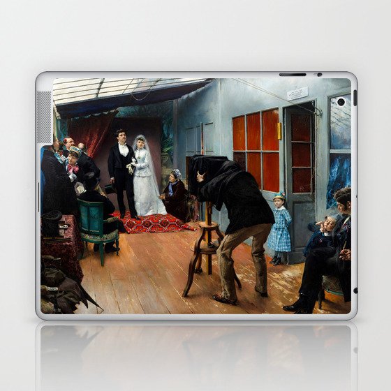 Wedding in the Photographer’s Studio, 1879 by Pascal Dagnan Laptop & iPad Skin